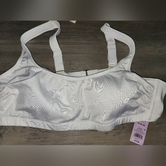 New Wild Fable 3X White bathing suit top - Picture 1 of 3